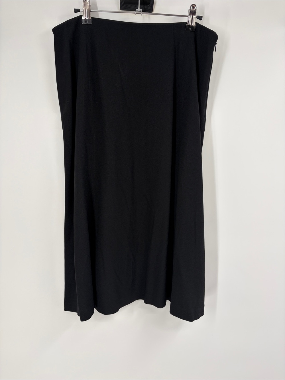 Vintage Talbots Black Skirt Size 12 Made of Italian Fabric